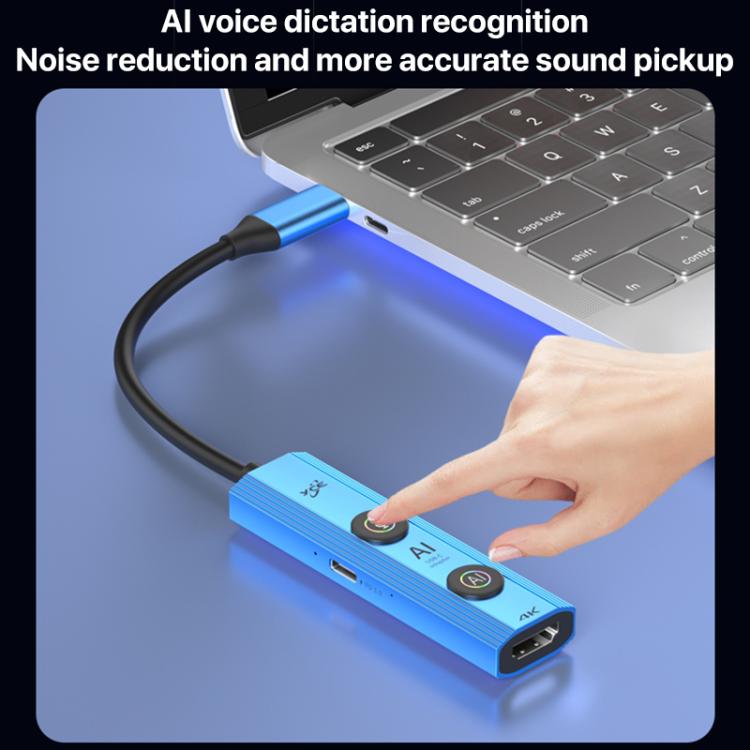 YCE V297 7 in 1 USB-C / Type-C HUB Adapter AI Docking Station Support 4K Output