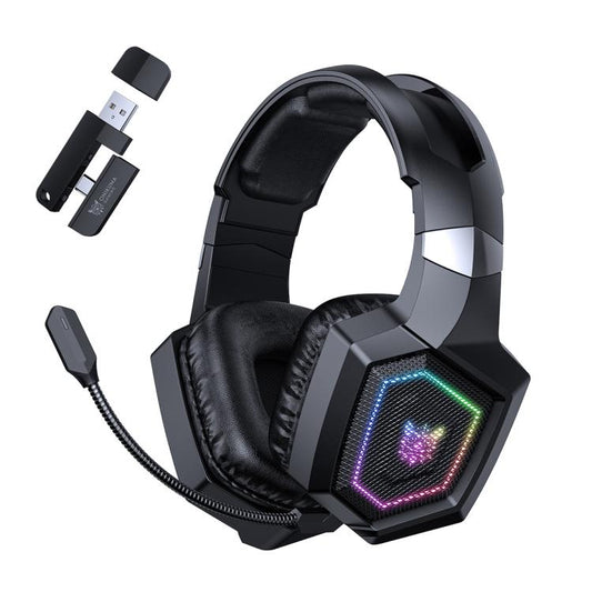 ONIKUMA GT806 trīs režīmu Bluetooth 2.4G vadu e-sporta spēļu austiņas