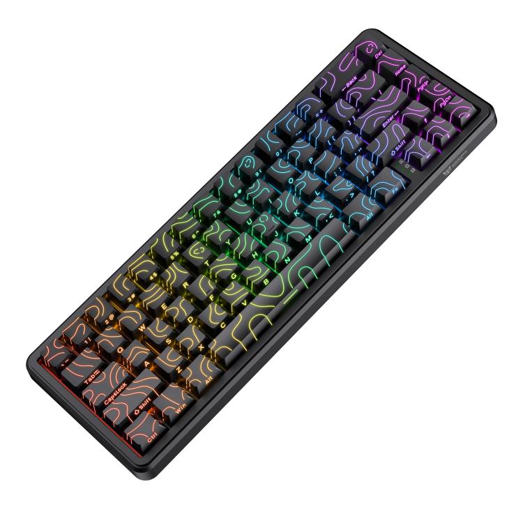 ONIKUMA G67 67-клавишная проводная механическая игровая клавиатура с RGB-подсветкой и магнитной осью