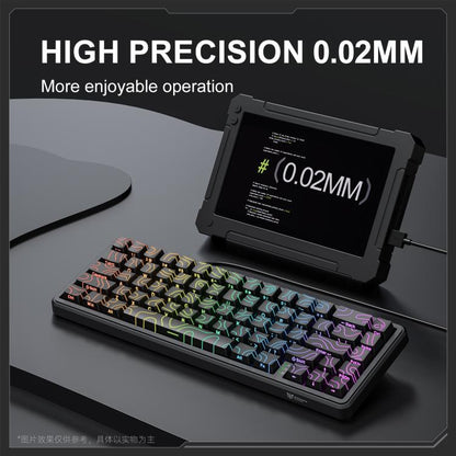 ONIKUMA G67 67-клавишная проводная механическая игровая клавиатура с RGB-подсветкой и магнитной осью
