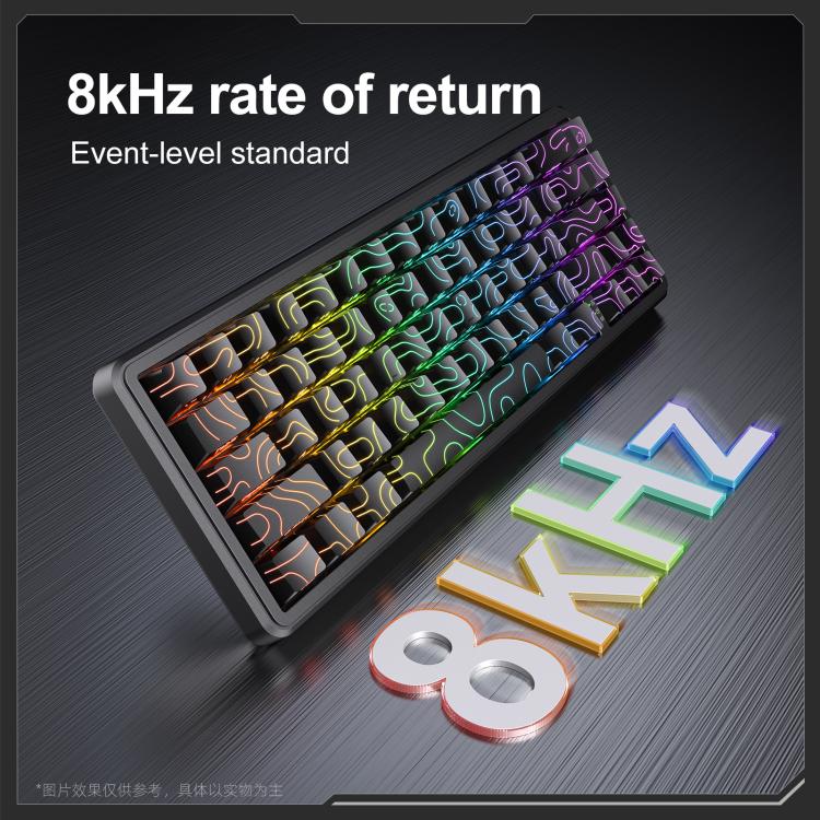 ONIKUMA G67 67-клавишная проводная механическая игровая клавиатура с RGB-подсветкой и магнитной осью