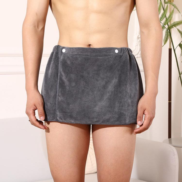 Men Wearable Soft Absorbent and Anti-exposure Beach Towel