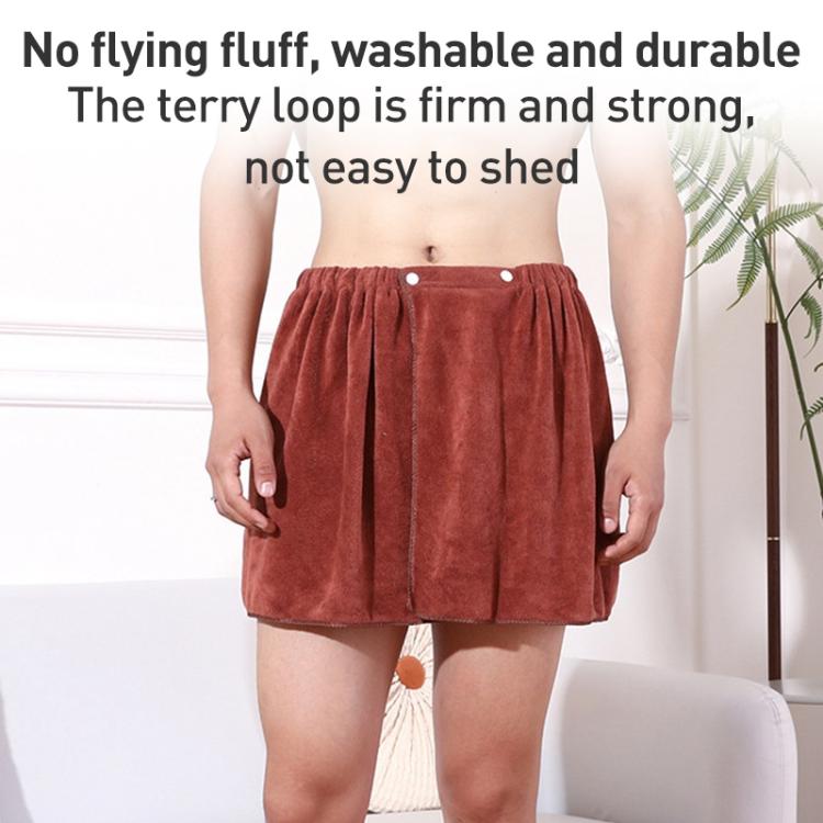 Men Wearable Soft Absorbent and Anti-exposure Beach Towel