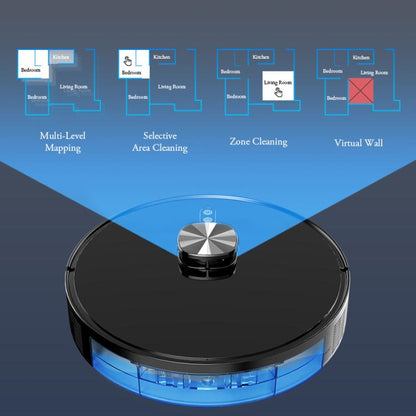 V8 Intelligent Automatic Recharging Sweeping Mopping Suction Robot