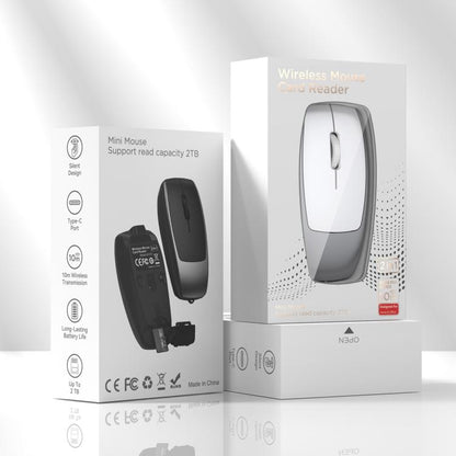 HXSJ M109 mini bezvadu pele, 3D labā puse, TF karšu lasītājs, 4D izslēgšanas pogas