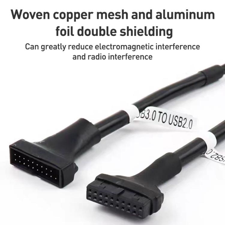 2 кабеля-адаптера USB3.0 для материнской платы компьютера