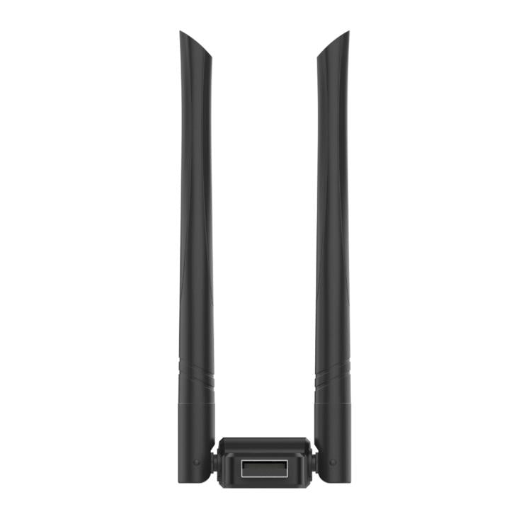 Внешний сетевой USB-адаптер RE-902 с двумя антеннами Bluetooth WiFi 2 в 1 для компьютера без драйверов