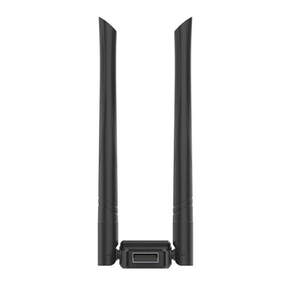 Внешний сетевой USB-адаптер RE-902 с двумя антеннами Bluetooth WiFi 2 в 1 для компьютера без драйверов