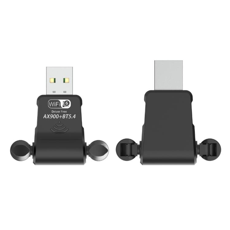 Внешний сетевой USB-адаптер RE-902 с двумя антеннами Bluetooth WiFi 2 в 1 для компьютера без драйверов