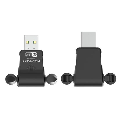 Внешний сетевой USB-адаптер RE-902 с двумя антеннами Bluetooth WiFi 2 в 1 для компьютера без драйверов