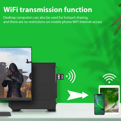 Сетевой USB-адаптер RE-905 со встроенной антенной Bluetooth WiFi 2 в 1 для компьютера без драйверов