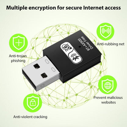 Сетевой USB-адаптер RE-905 со встроенной антенной Bluetooth WiFi 2 в 1 для компьютера без драйверов