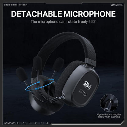 ONIKUMA GT839 Bluetooth 5.4 2.4G vadu e-sporta spēļu austiņas