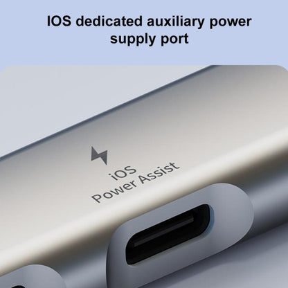 USB / Type-C / 8 Pin to 3.5mm, PD, 2 x USB, Type-C HUB Adapter 5 in 1 Docking Station