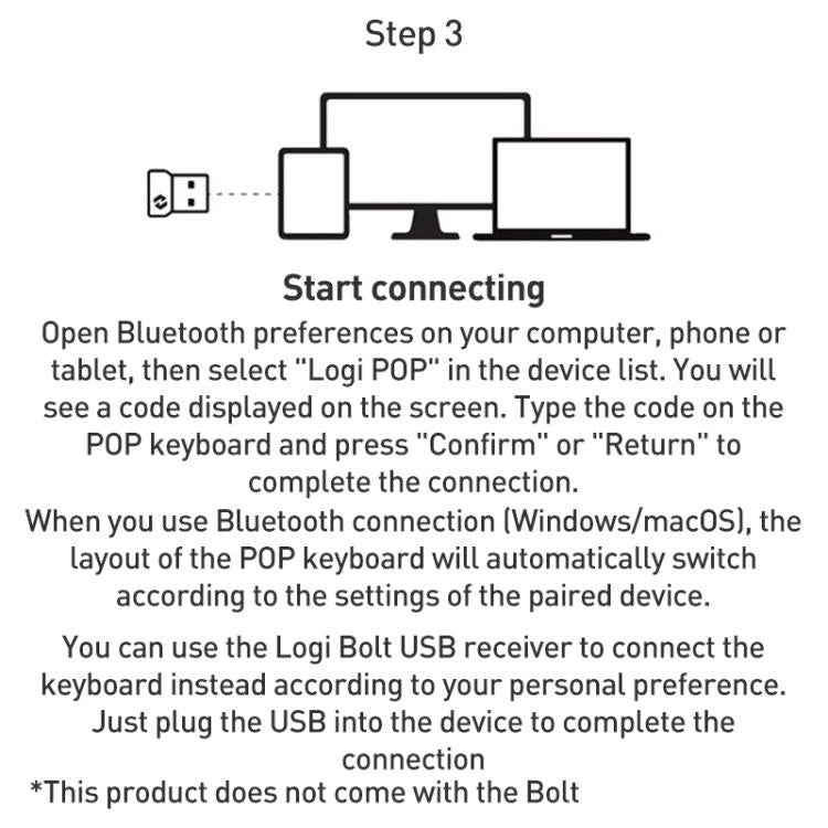 Беспроводной комплект клавиатуры и мыши Logitech POP ICON COMBO Bluetooth