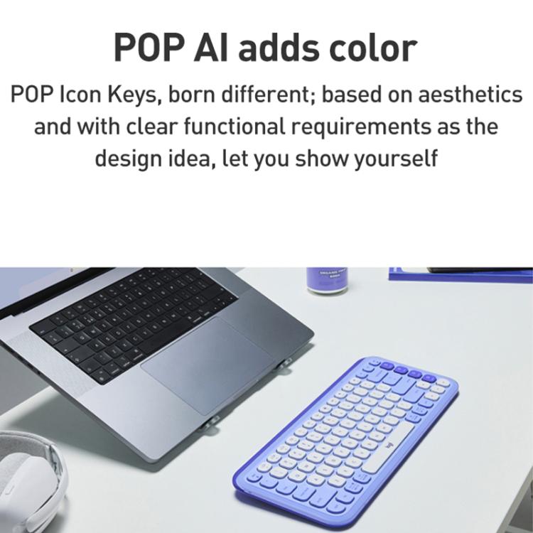 Беспроводная Bluetooth-клавиатура Logitech POP ICON KEYS