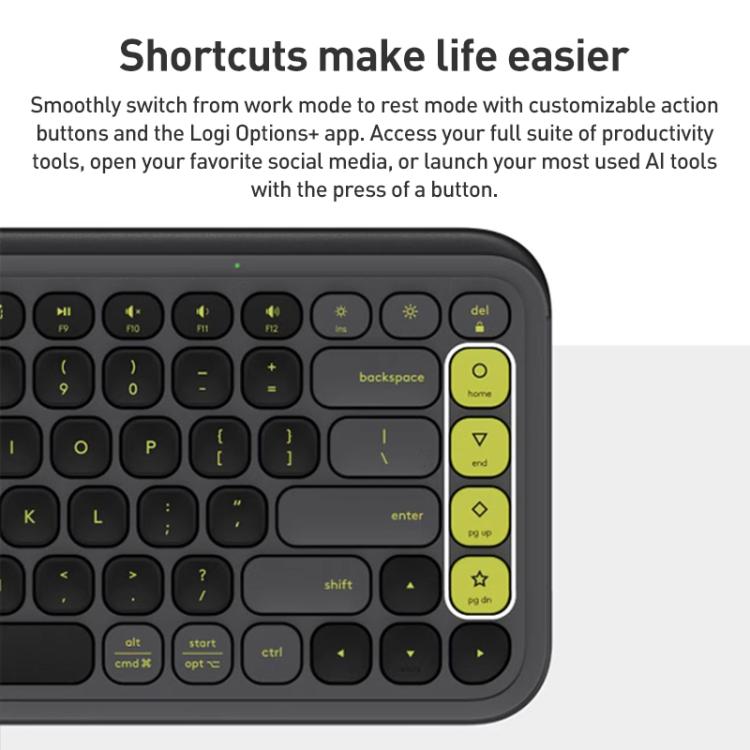 Беспроводная Bluetooth-клавиатура Logitech POP ICON KEYS