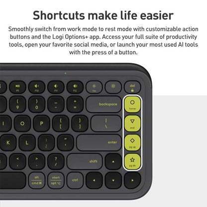 Беспроводная Bluetooth-клавиатура Logitech POP ICON KEYS