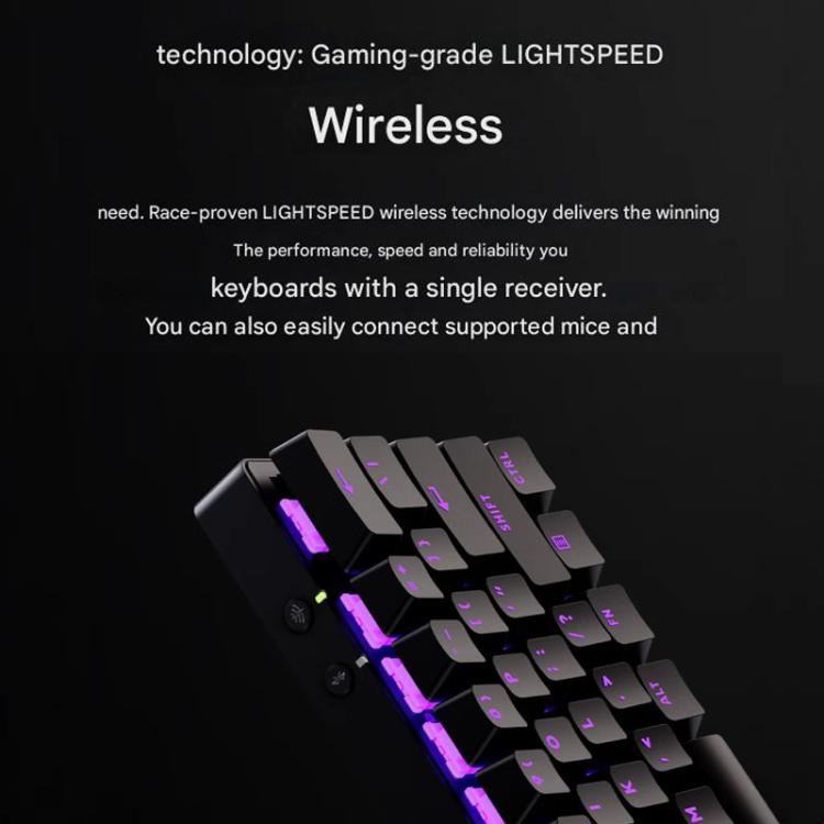 Logitech G PRO X 60 LIGHTSPEED Wireless Gaming Keyboard, GX-T Optical Switches