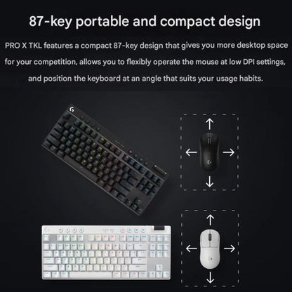 Беспроводная игровая клавиатура Logitech G PRO X TKL, механические переключатели GX-L