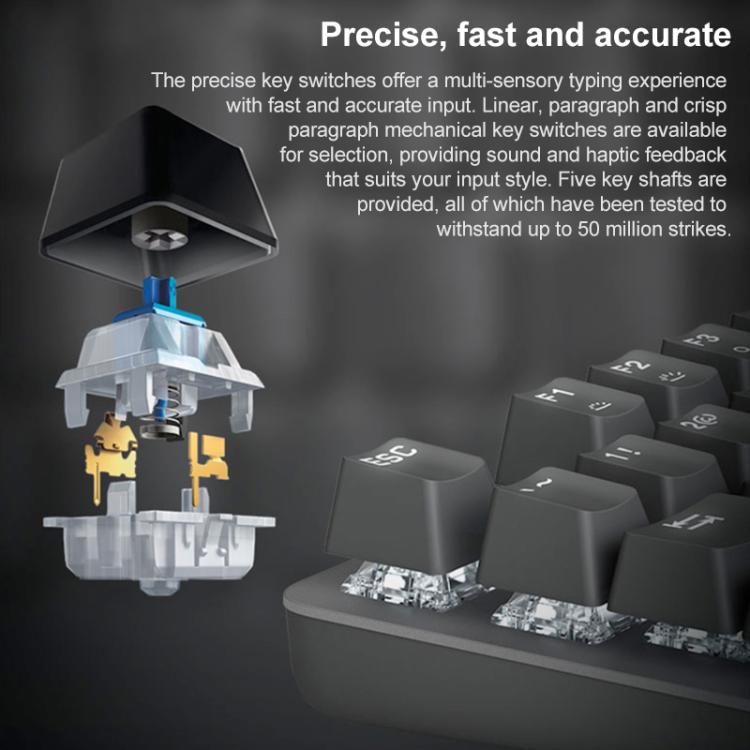 Logitech K845 Backlit Mechanical Wired Keyboard, Cable Length: 1.8m