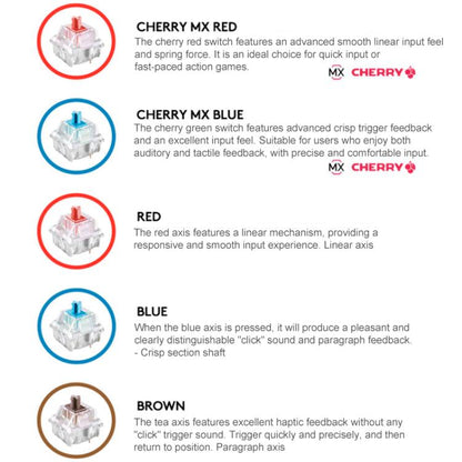 Logitech K845 Backlit Mechanical Wired Keyboard, Cable Length: 1.8m