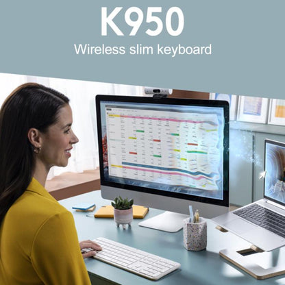 Logitech K950 Slim Silent Wireless Bluetooth Keyboard