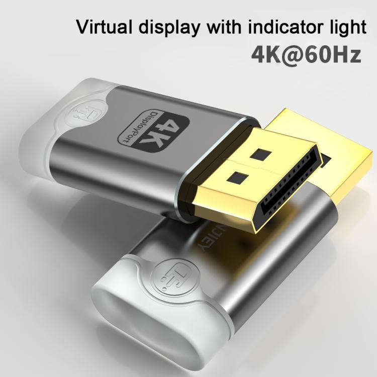 Видеокарта с интерфейсом DisplayPort DOONJIEY, спуфер, эмулятор дисплея, виртуальный монитор со световым индикатором