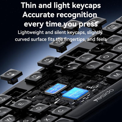 Yesido KB42 2.4G Business Wireless Keyboard Mouse Set