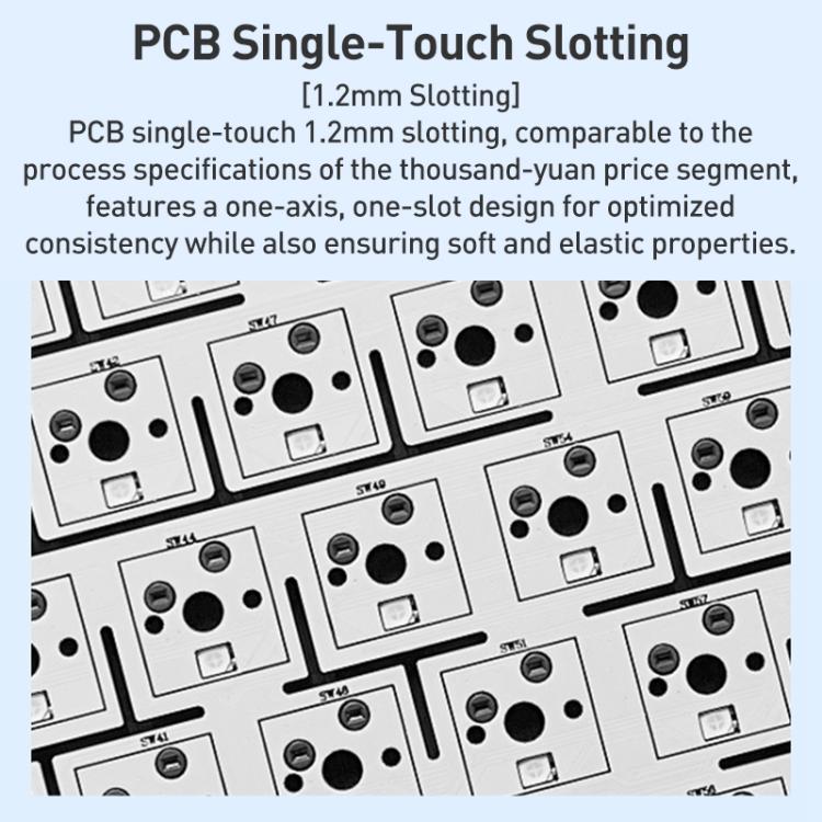 AULA F108 108 Keys Wired/2.4G/Bluetooth Three Model Customizable RGB Gaming Mechanical Keyboard