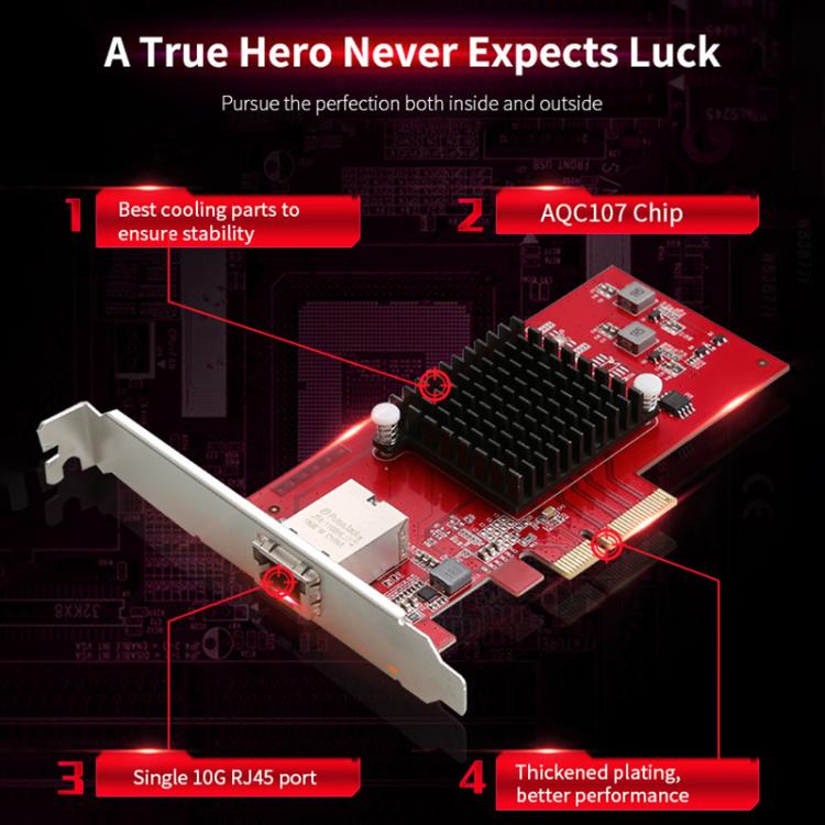 Сетевая карта COMFAST CF-P100 10G PCI-E