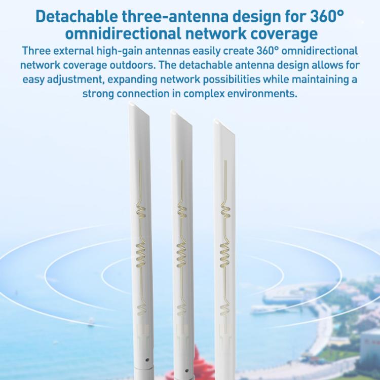 Уличная беспроводная точка доступа COMFAST CF-EW87, двухдиапазонная, WiFi7, скорость 3600 Мбит/с