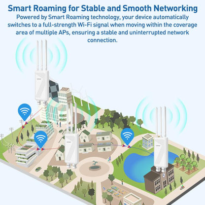 Уличная беспроводная точка доступа COMFAST CF-EW87, двухдиапазонная, WiFi7, скорость 3600 Мбит/с