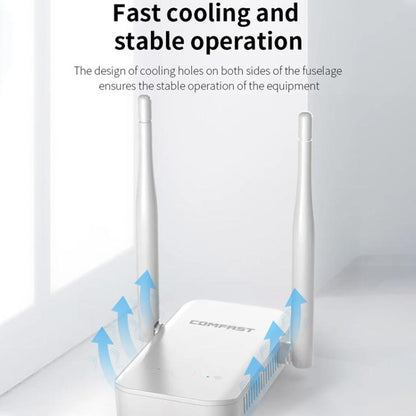 COMFAST CF-WR301S V3 300 Мбит/с беспроводной ретранслятор-маршрутизатор с усилителем сигнала WiFi