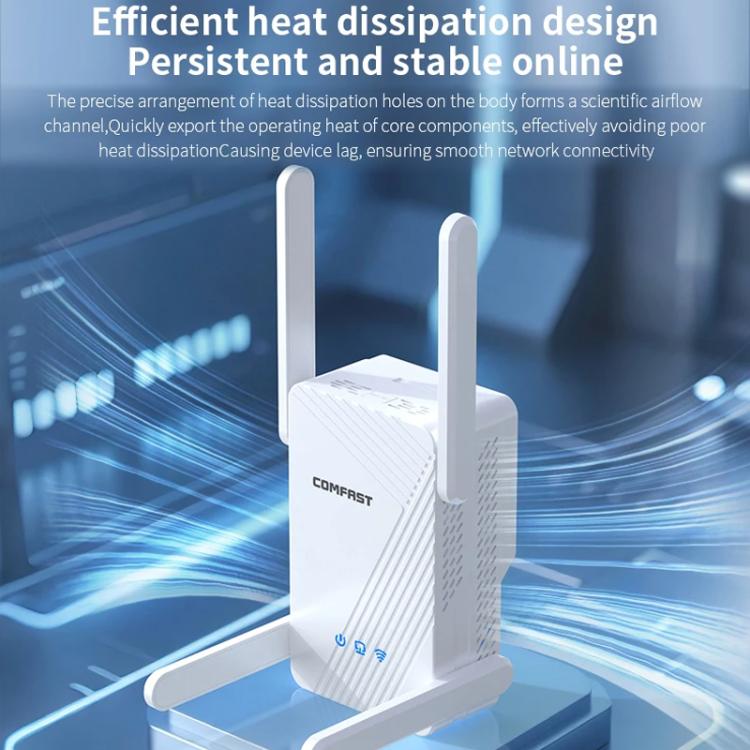 COMFAST CF-WR773BE 3570Mbps WiFi7 signāla paplašinātājs divjoslu gigabitu bezvadu atkārtotājs