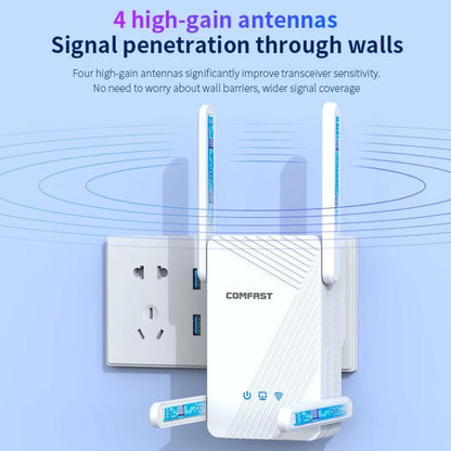 COMFAST CF-WR773BE 3570Mbps WiFi7 signāla paplašinātājs divjoslu gigabitu bezvadu atkārtotājs