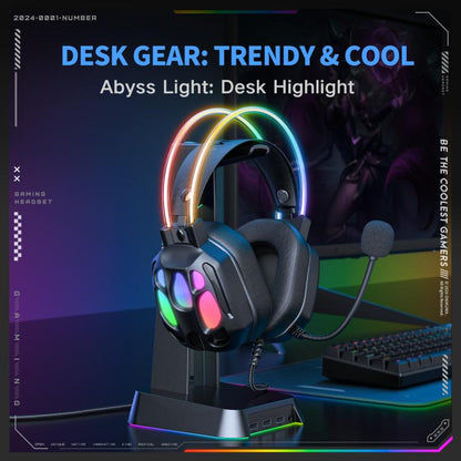 Проводные наушники ONIKUMA X89 RGB с микрофоном
