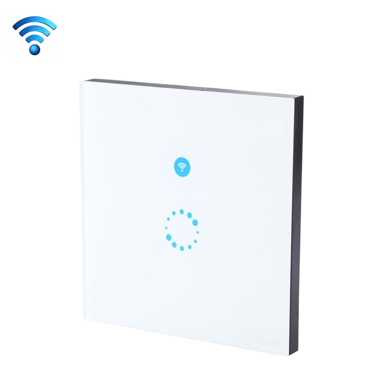 Сенсорный настенный выключатель Sonoff Touch 86 мм, 1-клавишный, из закаленного стекла, сенсорный выключатель для умного дома, совместимый с Alexa и Google Home, переменный ток 90–250 В, 400 Вт, 2 А