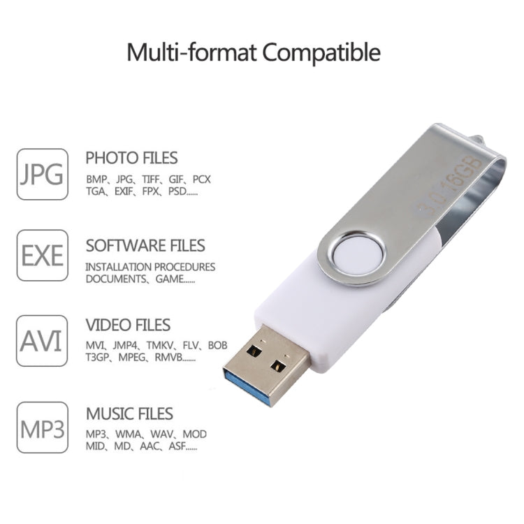 16GB Twister USB 3.0 Flash Disk USB Flash Drive
