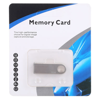 Металлический флеш-диск USB 2.0 на 16 ГБ