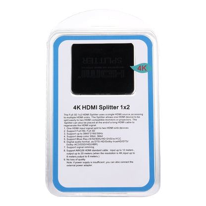 Разветвитель HDMI 4K Full HD 1080p, видео HDMI, коммутатор, усилитель с разделением 1x2, двойной дисплей для HDTV DVD PS3 Xbox
