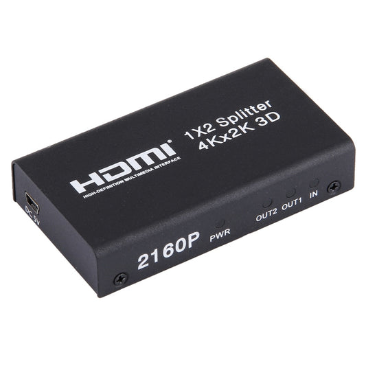 Mini HDMI 1x2 2160P коммутатор-разветвитель, поддержка 4Kx2K, 3D
