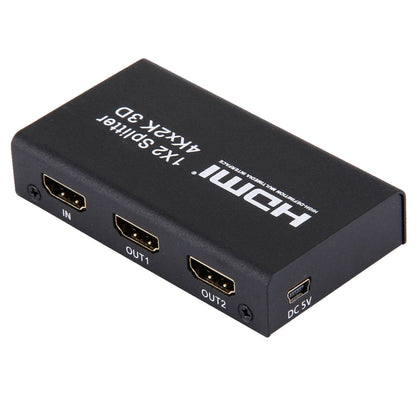 Mini HDMI 1x2 2160P коммутатор-разветвитель, поддержка 4Kx2K, 3D