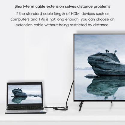 Спиральный кабель-адаптер HDMI (штекер HDMI) – HDMI (женский) с выдвижным коннектором. Спиральный кабель растягивается до 2,4 м.