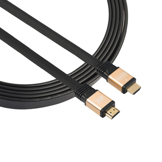 1 м HDMI 2.0 (4K) 30AWG высокоскоростной 18 Гбит/с позолоченный плоский кабель HDMI-HDMI-штекер
