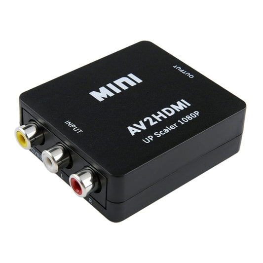 HOWEI HW-2105 Mini AV CVBS/L+R аудио-адаптер в HDMI, поддержка масштабирования 1080P