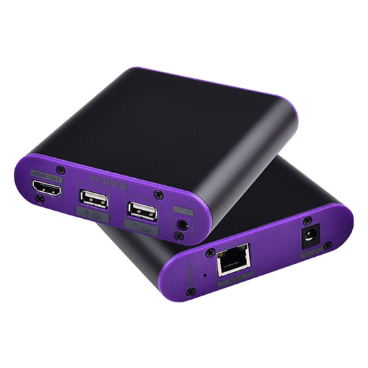 Удлинитель HDMI CAT872-KVM (приемник и передатчик) по кабелю CAT5e/CAT6 с портом USB и функцией KVM, дальность передачи: 200 м
