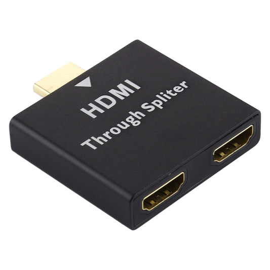 Проходной разветвитель HDMI из алюминиевого сплава 1 на 2