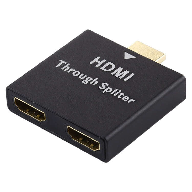 Проходной разветвитель HDMI из алюминиевого сплава 1 на 2