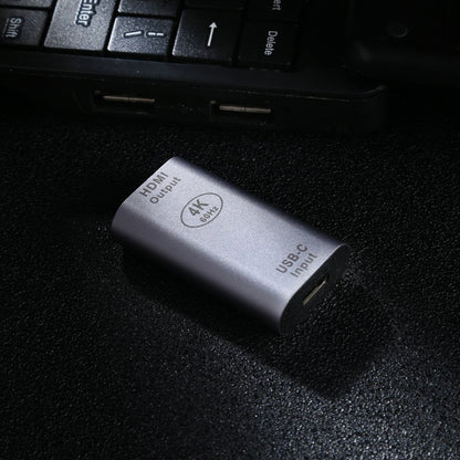 Адаптер Type-C / USB-C (мама) на HDMI (мама) из алюминиевого сплава